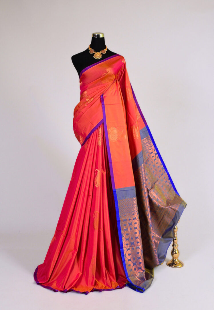 Saree - Peach